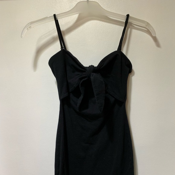 Tie Front Bodycon Dress - Picture 9 of 10
